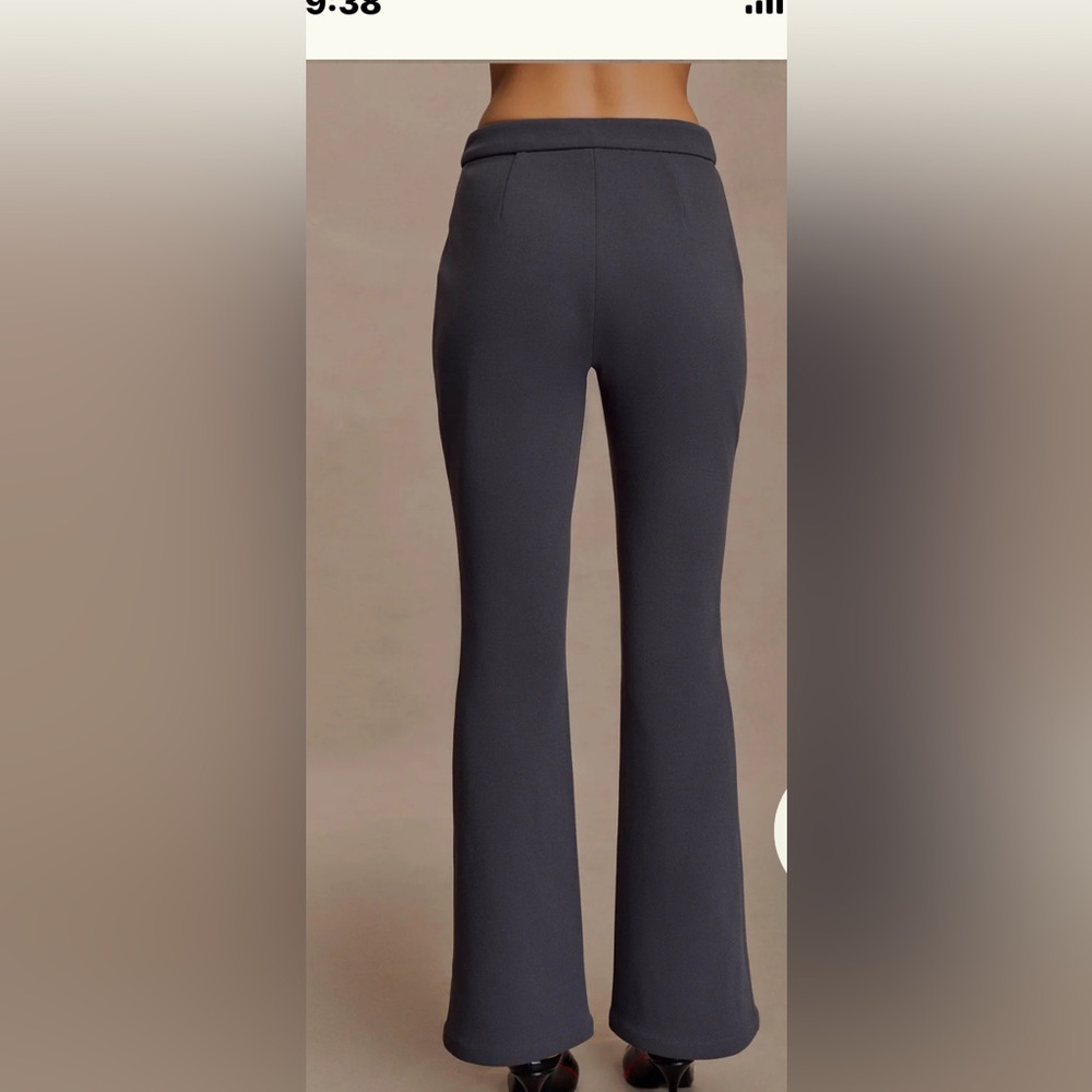 Women's Gray Flared Pants
